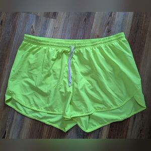 Old Navy Neon Yellow Women's Athletic Shorts XL